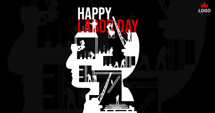 May Day | Labor Day Imagem partilhada do Facebook template